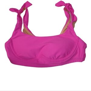 J Crew Women's Pink Bikini Top Size XXS